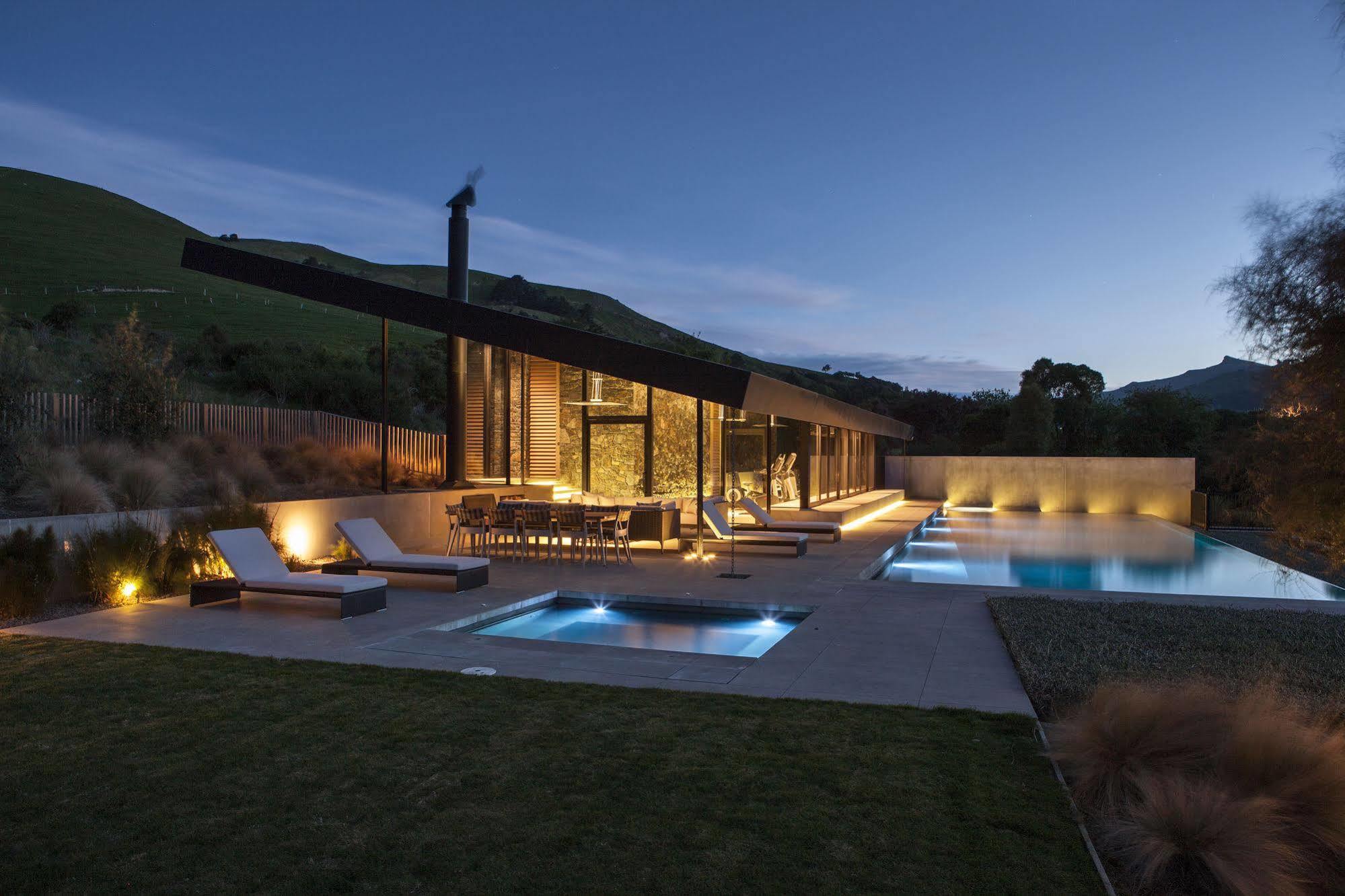 Annandale Coastal Farm Escape & Luxury Villa Collection Akaroa Luaran gambar